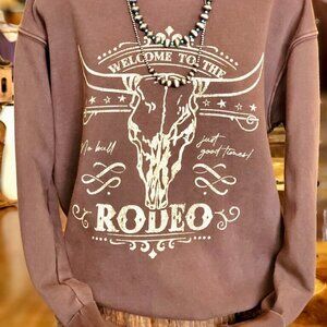 Kincade Rodeo Mineral Washed Sweatshirt [Brown] ✙NWT✙